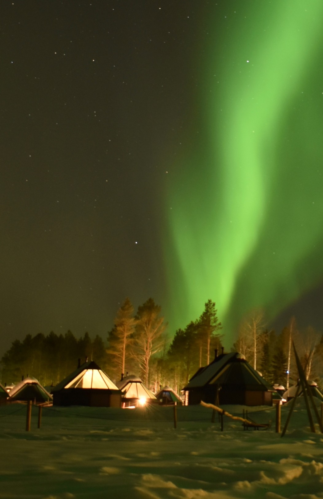 New Year's Eve magic under the Aurora